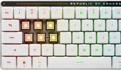 ASUS ROG Falchion RX 65% Wireless Optical Gaming Keyboard with ROG RX Low-Profile Switches - White BUY IN SINGAPORE