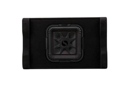 KICKER - Solo-Baric L7T 10" Single-Voice-Coil 2-ohm Down Firing Enclosure Subwoofer - Black