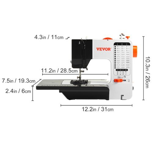 VEVOR Sewing Machine, Portable Sewing Machine for Beginners