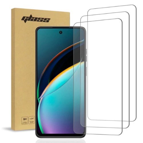 RomeTech - Moto G 5G 2024 Tempered Glass Screen Protector 3 Per Pack - Transparent-Front_Standard 