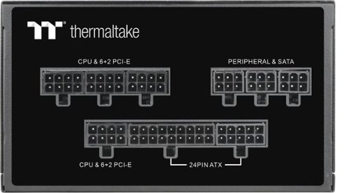 Thermaltake GF1 (2024) 850W 80 PLUS Gold Fully Modular Power Supply - Black WHERE TO BUY