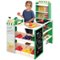 Best Choice Products - Kids Pretend Play Grocery Store Wooden Supermarket Set w/ Chalkboard, Cash Register - Green-Front_Standard