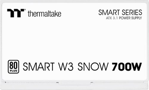 Thermaltake Smart W3 700W 80Plus Certified ATX v3.1 Spec Power Supply - Snow BUY IN MIDDLE EAST