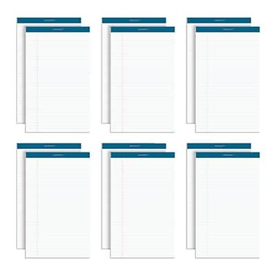 TOPS - Docket Writing Pads, 8-1/2" x 14", 50 Sheets/Pad, 12 Pads/Pack (63590) - White