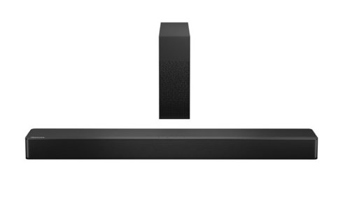 Hisense - 2.1 Channel Soundbar with Wireless Subwoofer - Black