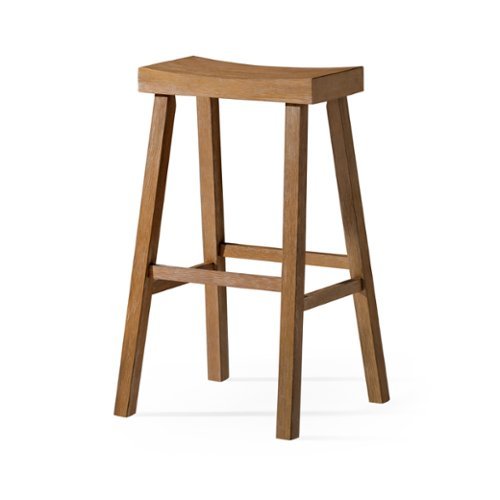 Maven Lane - 31" Vincent Barstool Finish - Antiqued Natural-Front_Standard 
