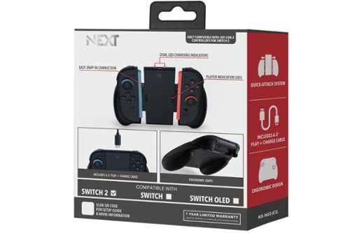 NEXT Joy-Con 2 Charging Grip for Nintendo Switch 2 - Black WHERE TO BUY