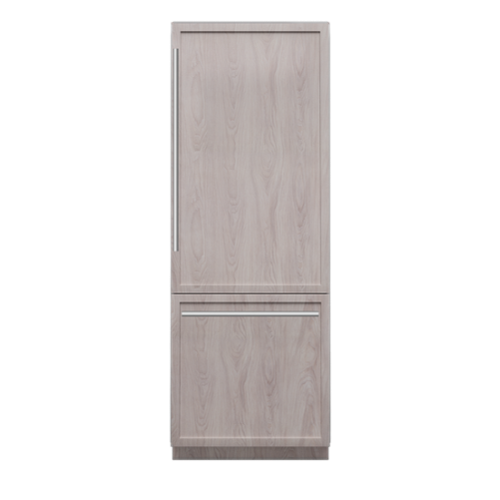 Thermador - Freedom Collection 30 in Wide 16.5 Cu. Ft. Smart Built-in Bottom Freezer Refrigerator - Custom Panel Ready