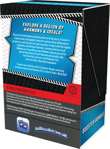 Pokémon Trading Card Game: Scarlet & Violet Black Bolt Booster