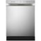 Midea - 52 dBA Stainless Front Control Dishwasher - Stainless Steel-Front_Standard