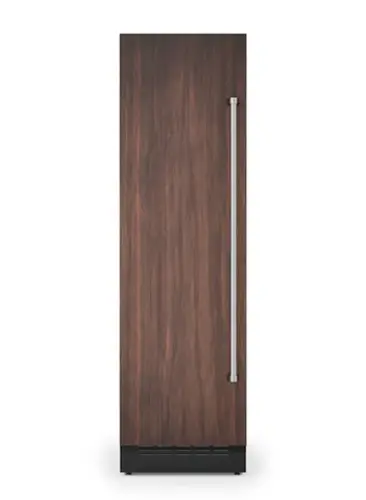 Front. Viking - 24"W Integrated Counter-Depth All Refrigerator-Custom Panel _LH - Panel Ready.