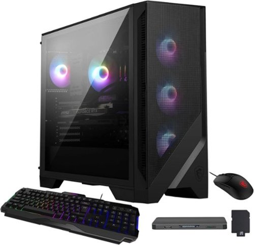 MSI - Codex R2 AI Gaming Desktop,Intel Ultra 7 265,RTX 5060 Ti 8GB GDDR7,64GB DDR5,2TB SSD+1TB Dock Station,Win 11 - Black-Front_Standard 