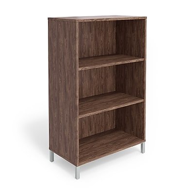Union & Scale - Essentials 3 Shelf 45"H Laminate Bookcase, (UN56977) - Espresso