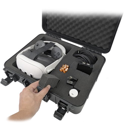 CASEMATIX Hard Shell Custom Travel Case for Meta Quest 3S, 3 and 2