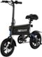 GoTrax - Z4 SWIFT Foldable eBike w/ 25mi Max Operating Range and 15.5mph Max Speed - Black-Front_Standard