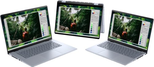 Dell Inspiron 2-in-1 16” IPS LED FHD Touch Screen Laptop - Intel Core Ultra 7 with 16GB Memory - 1TB SSD - Ice Blue WORLDWIDE DELIVERY
