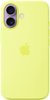 Apple - iPhone 17 Silicone Case with MagSafe - Neon Yellow-Front_Standard
