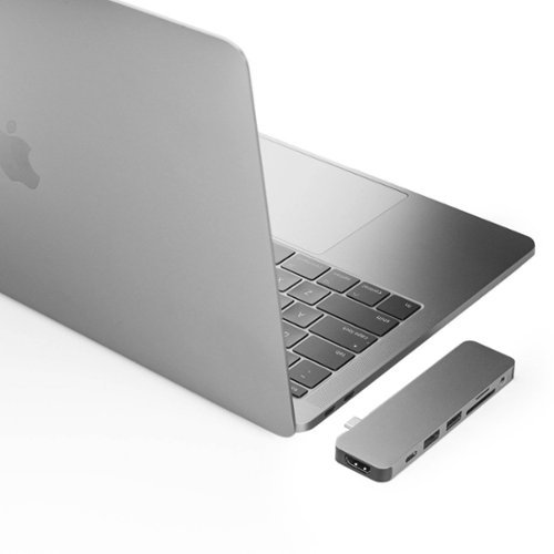 Hyper 7-Port Universal USB-C Hub - USB-C Docking Station for Laptops - Space Gray GLOBAL SHIPPING