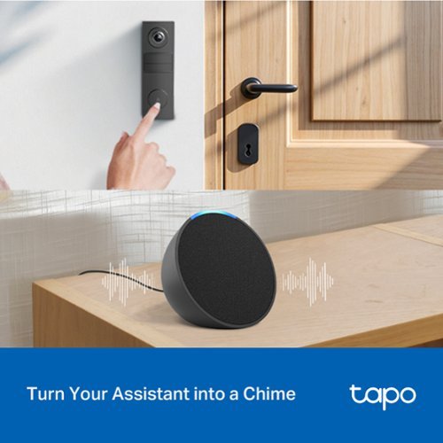 TP-Link Tapo Smart Live View 2K Video Doorbell with Ring Call, 160° FOV, Local and Cloud Storage - No Monthly Fees - Black BUY IN AUSTRALIA