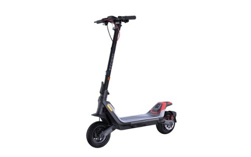 Segway - P100s Electric Kick Scooter w/62 Max Operating Range & 30 mph Max Speed - Black-Front_Standard 