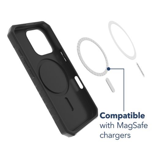 Insignia™ Protective Case with Built-In MagSafe Ring for iPhone 16 Pro Max - Black WORLDWIDE DELIVERY