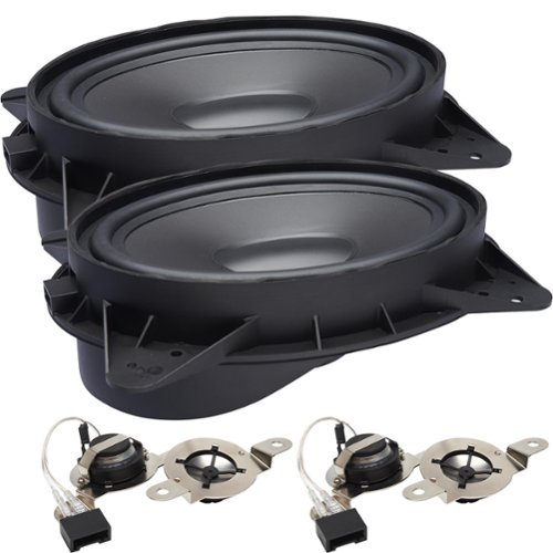 Powerbass - OE69C-TY - 6x9" Toyota OEM Upgrade Component Speakers Kit - Pair - Black/Gray-Front_Standard 