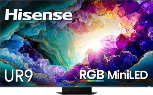 $2349.99, Was $3299.99, 28% Off! Hisense - 75" Class UR9 RGB MiniLED UHD 4K HDR Smart Google TV with Gemini and Anti-Reflection Screen (2026) dealfomo
