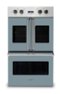 Viking - 30" 7 Series French Door Double Built-In Electric Thermal Convection Oven - November Sky-Front_Standard