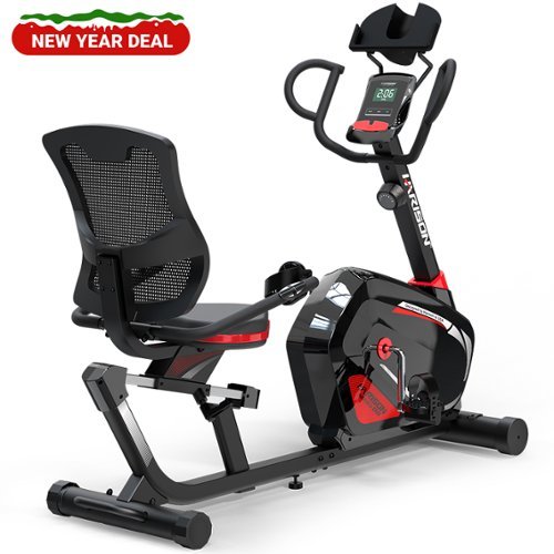 HARISON - Pro Recumbent Exercise Bike 400 lbs Capacity, Magnetic Recumbent bike for Adult and Seniors (BBB8Eco) - Black-Front_Standard 
