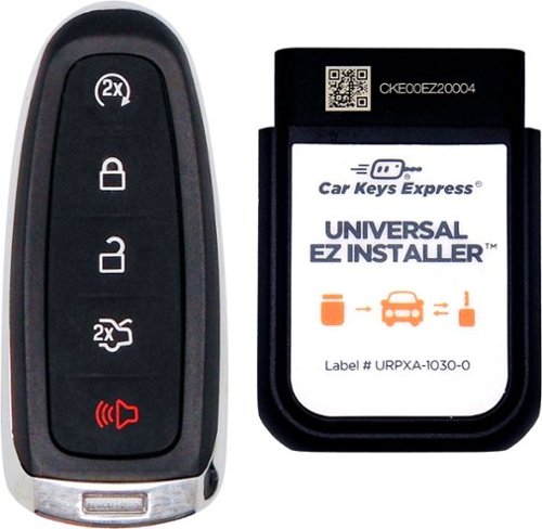 Car Keys Express - Ford Simple Key - 5 Button Smart Key Remote and programming device - Black