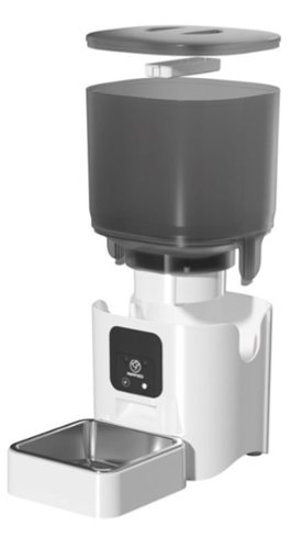 RCA Smart Pet Feeder - White / Black WORLDWIDE DELIVERY