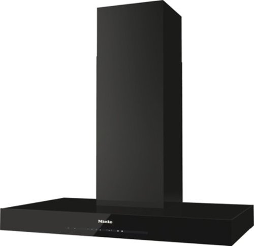 Miele - 36 inches - Recirculating - Wall Range Hood - Obsidian black