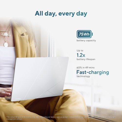 ASUS Zenbook 14 14 3K OLED Touch Screen Laptop - Intel Core Ultra 9 285H - 32GB RAM - 1TB SSD - Foggy Silver GLOBAL SHIPPING