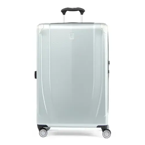 Front. Travelpro - Travelpro Pathways 3 Hardside Expandable 28" Checked Spinner - Cloud Grey.