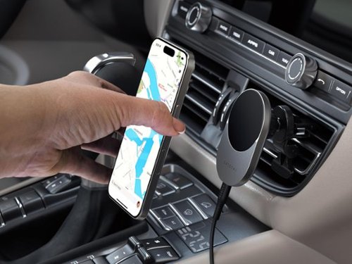 Satechi Wireless Qi2 Car Charger for iPhone - Space Gray BUY ONLINE