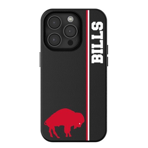 Keyscaper - NFL - Buffalo Bills Throwback Logo iPhone Magnetic Bump Case - 16 Pro Max - Black-Front_Standard 