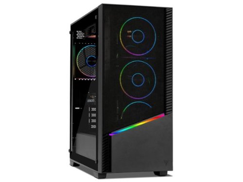 YEYIAN - Gaming Desktop PC YPA-EL780DC-57T1N AMD Ryzen 7 7800X3D 32GB DDR5 1TB SSD GeForce RTX 5070 Ti Windows 11 Home - Black-Front_Standard 
