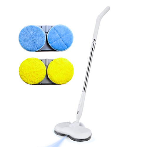 Ewbank - Electra Electric Dual Rotating Spin Mop, with Spray, Cordless, Lightweight, for Floors and Countertops, 250RPM, 6 oz.-Front_Standard 