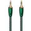 AudioQuest - Evergreen 3.5mm Mini M > M 2.0' Analog Audio Interconnect Cable - Green on Black-Front_Standard
