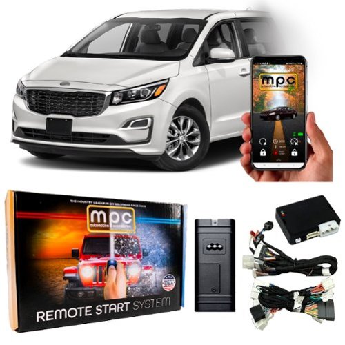 MPC - Remote Start Kit For Kia Sedona 2015-2021 | Phone App Control | 3X Lock To Start - Black-Front_Standard 