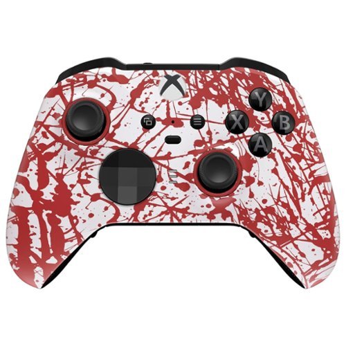 Custom Controllerzz - Custom Elite Series 2 Wireless Controller for Xbox Series X, Xbox Series S, Xbox One - Blood Splatter-Front_Standard 