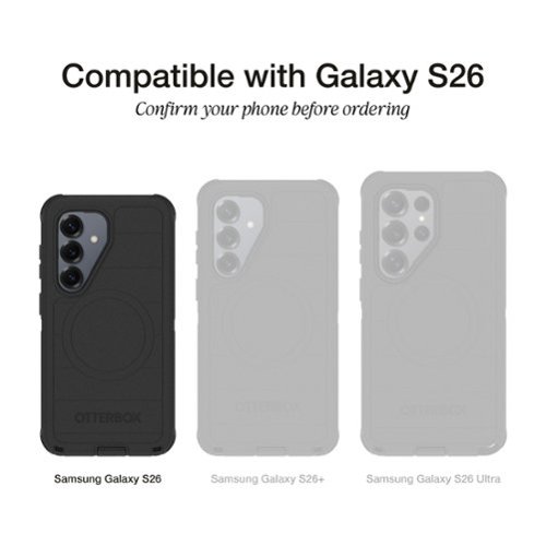 OtterBox Commuter Series Hard Shell for Samsung Galaxy S26 - Black WORLDWIDE DELIVERY