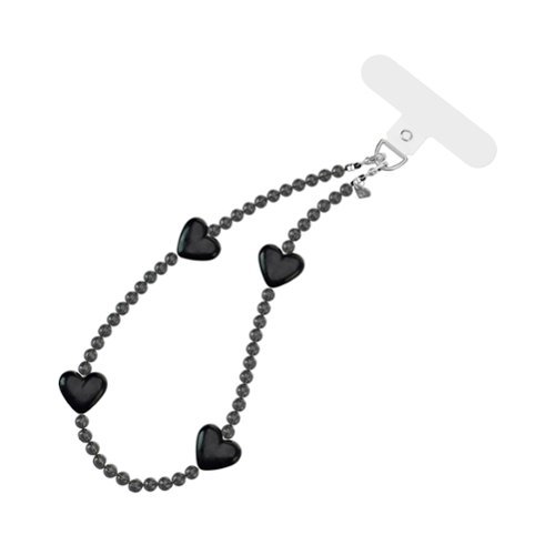VELVET CAVIAR - Phone Charm - Black Heart-Front_Standard 
