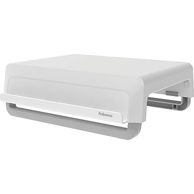 Fellowes - Breyta Adjustable Monitor Stand - White