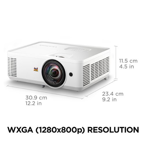 ViewSonic  PS502W Short Throw LED Projector - White WHERE TO BUY