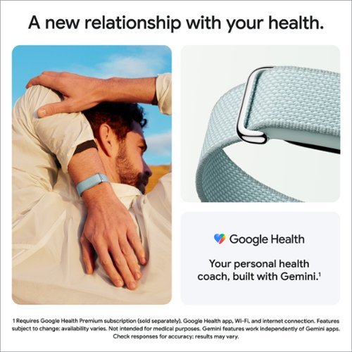 Google Fitbit Air - Screenless Fitness and Health Tracking - Works with Android and iOS - Fog - (2026) GLOBAL SHIPPING