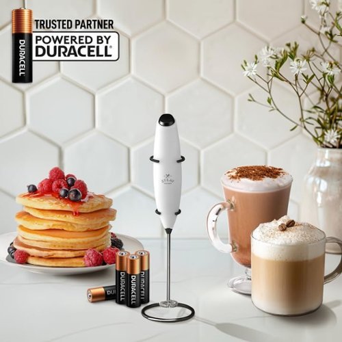 Zulay Kitchen Powerful Milk Frother (4 Duracell Batteries