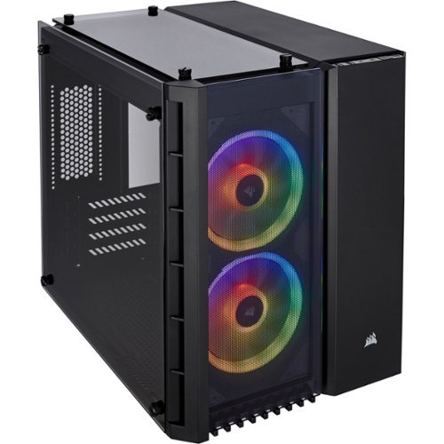 CORSAIR - Crystal 280X Micro ATX Case-Front_Standard 