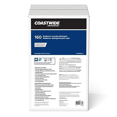 Coastwide Professional - Coastwide Professional™ Radiance™ Powder Laundry Detergent, 293 Loads, 800 oz., 50 lbs. (CW160050-A/9005)