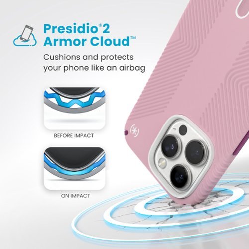 Speck Presidio2 Grip ClickLock Case with MagSafe for Apple iPhone 16 Pro Max - Wednesday Pink SHOP ONLINE